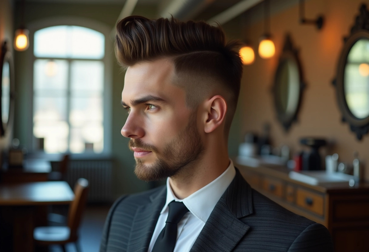 coupe homme 2024 : les styles rétro revisités pour cette année -  coiffure homme   style rétro